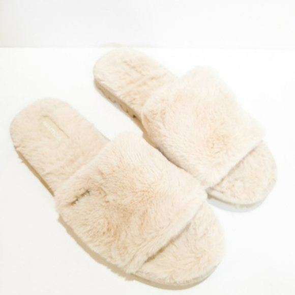 Nautica Amare Faux Fur Slide Slippers - Picture 2 of 2